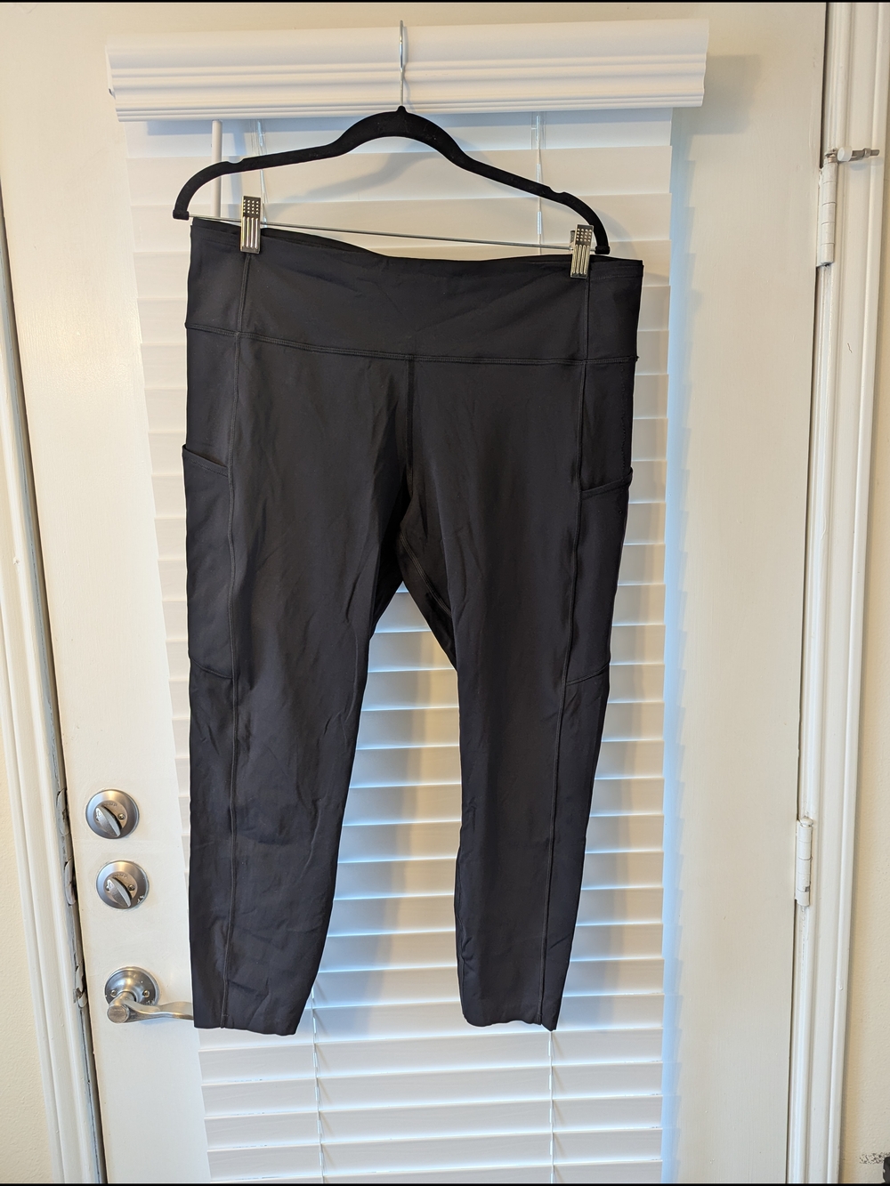 lululemon athletica Black High-Rise Leggings with Side Pockets